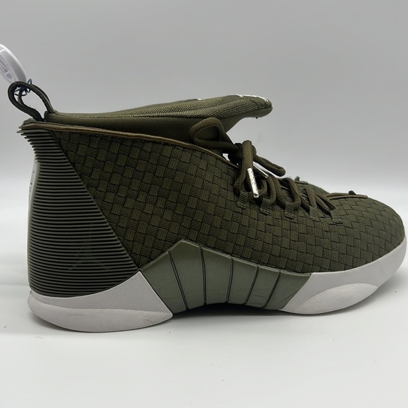 NIKE AIR JORDAN 15 RETRO PSNY OLIVE MENS SIZE 8 - Picture 4 of 6